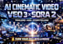 create cinematic ai videos, trailers using veo 3 and sora 2